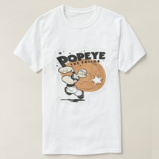 Popeye, der Segler T-Shirt (Design vorne)