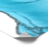 Popeye, die Sailor klassische Marine Blau Poster (Ecke)