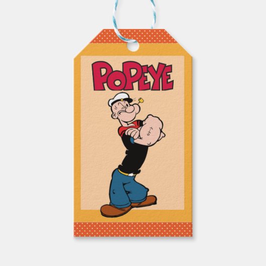 Popeye-Geschenkmarke Geschenkanhänger (Vorderseite)