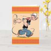 Popeye Grußkarte Karte (Gelbe Blume)