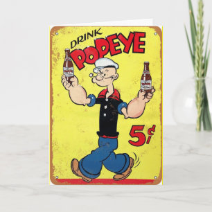 Popeye Grußkarte Karte