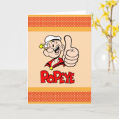 Popeye Grußkarte Karte (Gelbe Blume)