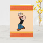 Popeye Grußkarte Karte (Gelbe Blume)