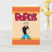 Popeye Grußkarte Karte (Gelbe Blume)