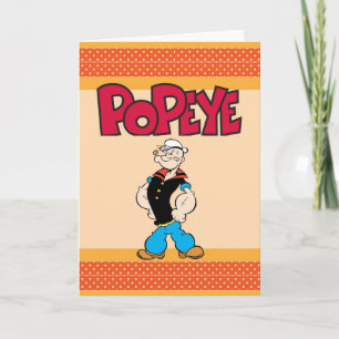 Popeye Grußkarte Karte