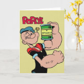 Popeye Grußkarte Karte (Gelbe Blume)