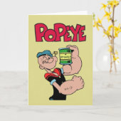 Popeye Grußkarte Karte (Gelbe Blume)