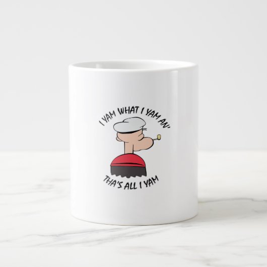Popeye I Yam What I Yam Classic Jumbo-Tasse (Vorderseite)