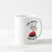 Popeye I Yam What I Yam Classic Kaffeetasse (VorderseiteRechts)