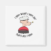 Popeye I Yam What I Yam Classic Magnet (Vorne)