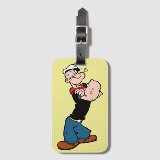 Popeye Luggage Tag Gepäckanhänger (Vorderseite Vertikal)