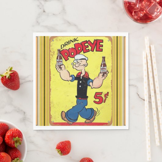 Popeye Paper Napkin Serviette (Beispiel)