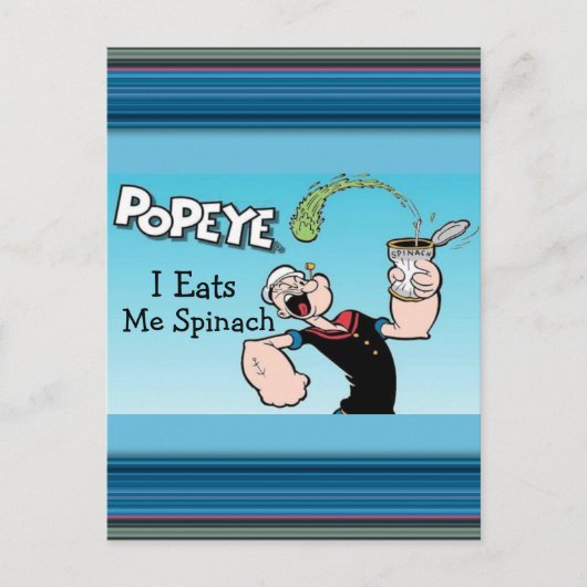 Popeye Postkarte (Vorderseite)