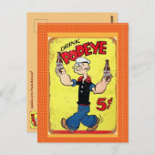 Popeye Postkarte (Vorne/Hinten)