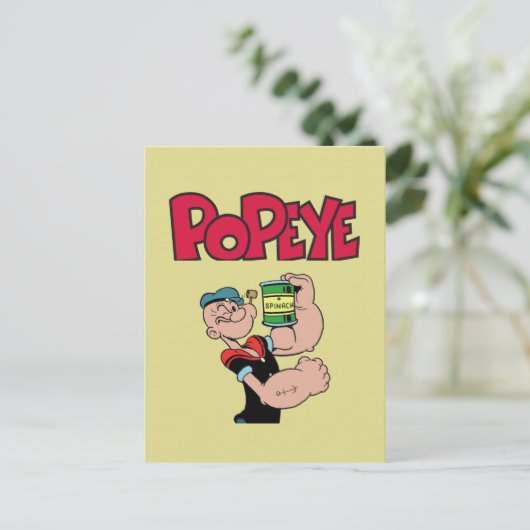 Popeye Postkarte (Stehend Vorderseite)