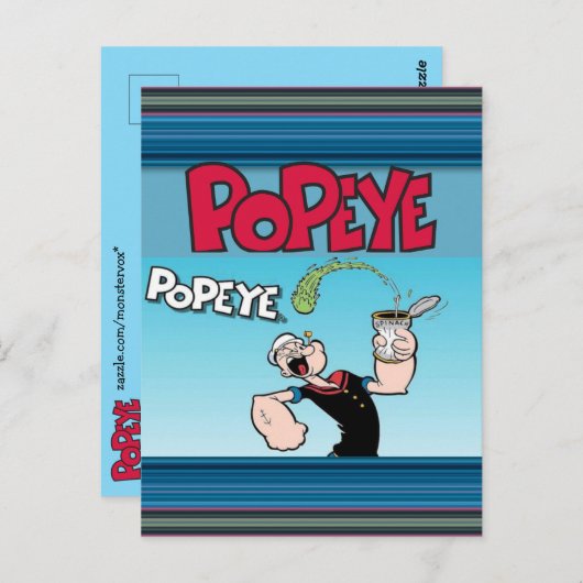 Popeye Postkarte (Vorne/Hinten)