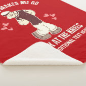 POPEYE schwach auf den Knie Fun Valentinstag Sherpadecke (3/4)