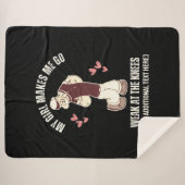 POPEYE schwach auf den Knie Fun Valentinstag Sherpadecke (Vorderseite (Horizontal))