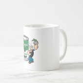 Popeye Spinat Kaffeetasse (VorderseiteRechts)