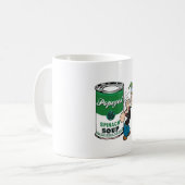 Popeye Spinat Kaffeetasse (Vorderseite Links)