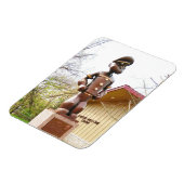 Popeye Statue, Segar Memorial Park, Chester IL Magnet (Linke Seite)