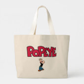 Popeye Tote Bag Jumbo Stoffbeutel (Rückseite)