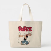 Popeye Tote Bag Jumbo Stoffbeutel (Rückseite)