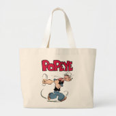 Popeye Tote Bag Jumbo Stoffbeutel (Vorne)