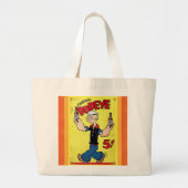 Popeye Tote Bag Jumbo Stoffbeutel (Vorne)