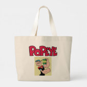 Popeye Tote Bag Jumbo Stoffbeutel (Rückseite)