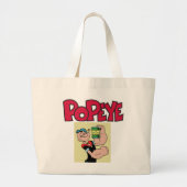 Popeye Tote Bag Jumbo Stoffbeutel (Vorne)