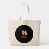 Popeye Tote Bag Jumbo Stoffbeutel (Rückseite)