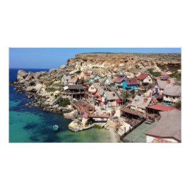 Popeye Village Malta Fotodruck