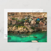 Popeye Village, Malta Postkarte (Vorne/Hinten)