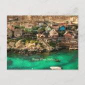 Popeye Village, Malta Postkarte (Vorderseite)