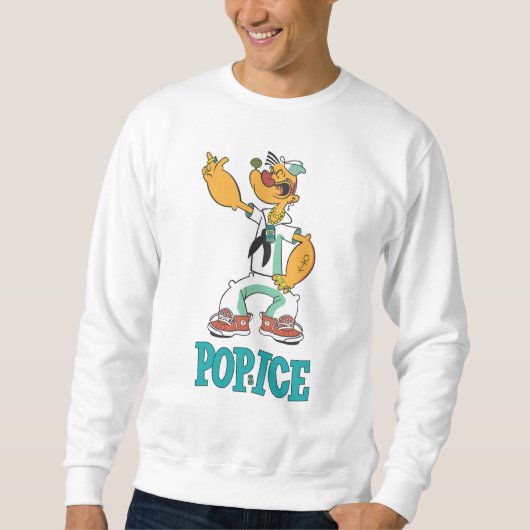 Popeye Vintag Parody der 1990er Jahre Sweatshirt (Vorderseite)