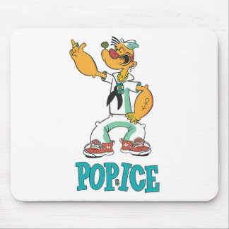 Popeye Vintage 1990er-Parodie Mousepad