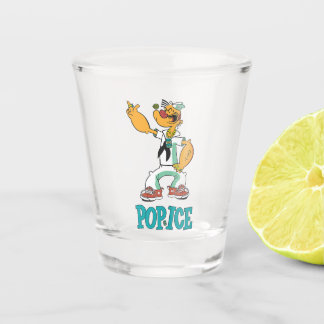 Popeye Vintage 1990er-Parodie Schnapsglas