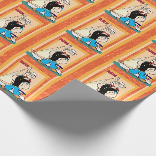 Popeye Wrapping Paper Geschenkpapier (Ecke)