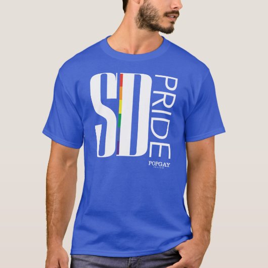 POPGAY Entwurfs-Stolz-Sammlung - San Diego T-Shirt (Vorderseite)