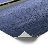 POPHAM BEACH STAAT PARK, MAINE. USA. Cirrus Poster (Ecke)