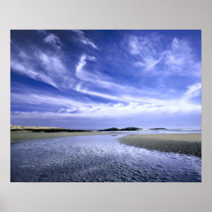 POPHAM BEACH STAAT PARK, MAINE. USA. Cirrus Poster