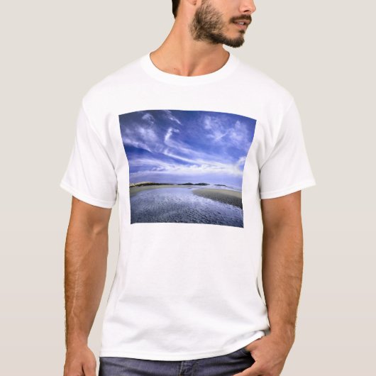 POPHAM BEACH STAAT PARK, MAINE. USA. Zirrus T-Shirt (Vorderseite)