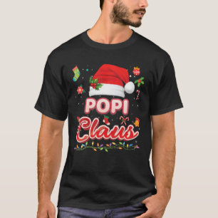 Popi Claus Matching Family Christmas Santa Pajama T-Shirt