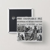 Popish Damnable Button (Vorne & Hinten)
