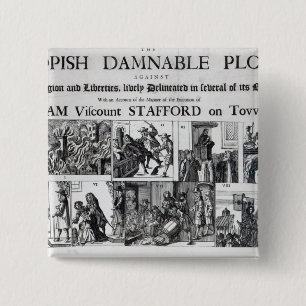 Popish Damnable Button