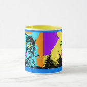Popkatzenkunst Tasse (Zentrum)