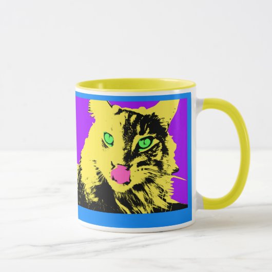 Popkatzenkunst Tasse (Rechts)