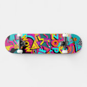 Popkultur-Design Skateboard (Horizontal)