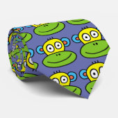 Popkunst-Affe-Krawatte in Lila Krawatte (Gerollt)
